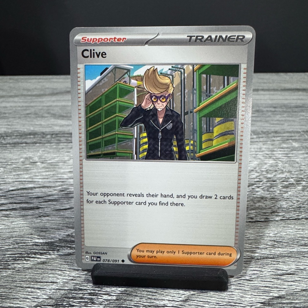 Pokémon | Paldean Fates: Supporter #078/091: Clive (2024) - Trading Card